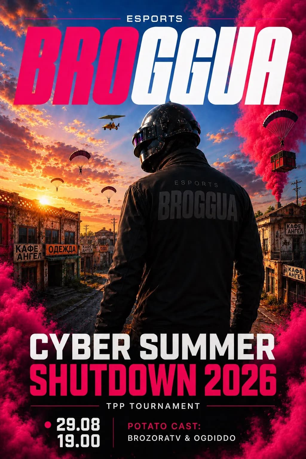 Cyber Summer Shutdown 2026 PUBG TPP tournament poster